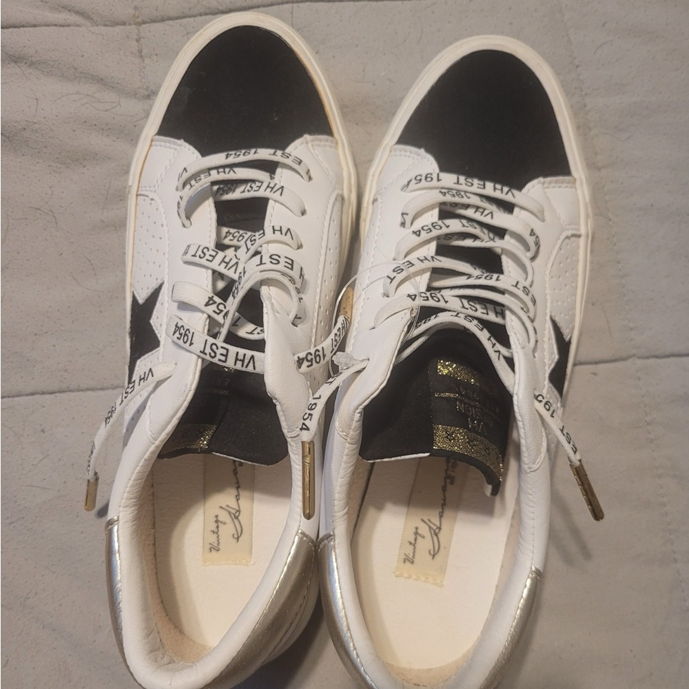 Vintage Havana- Size 8 - Black, Gold, and White